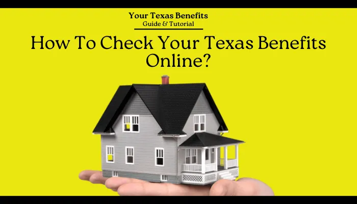 How To Check Your Texas Benefits Online?