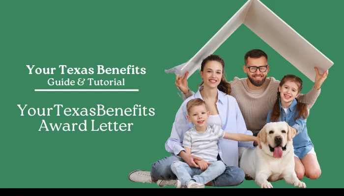 YourTexasBenefits Award Letter